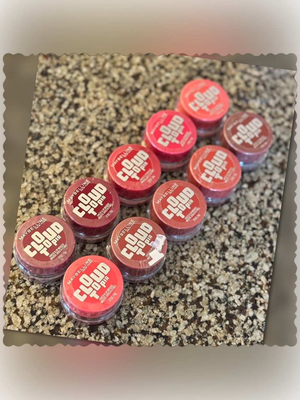 Maybelline CLOUDTOPIA LIP AND CHEEK MOUSSE (10) pc NEW RELEASE FACTORY SEALED